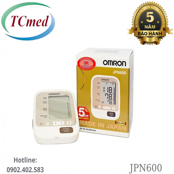 Máy đo huyết áp điện tử Omron JPN 600 sản xuất tại Nhật Bản